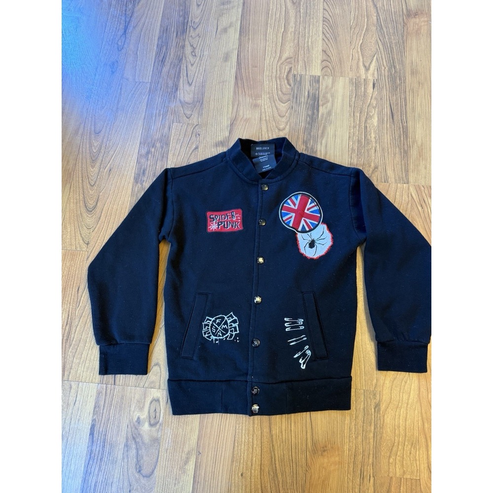 BoxLunch Spiderman Across the Spider Verse Punk Icons Youth Bomber Jacket Medium